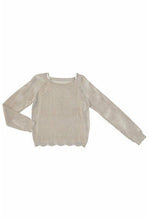 Load image into Gallery viewer, OPEN KNIT METALLIC LAYERED SWEATER (ADDITIONAL COLORS)
